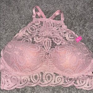 Pink Lace Bralette